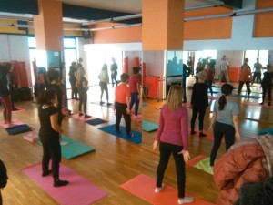 lezione di Pilates